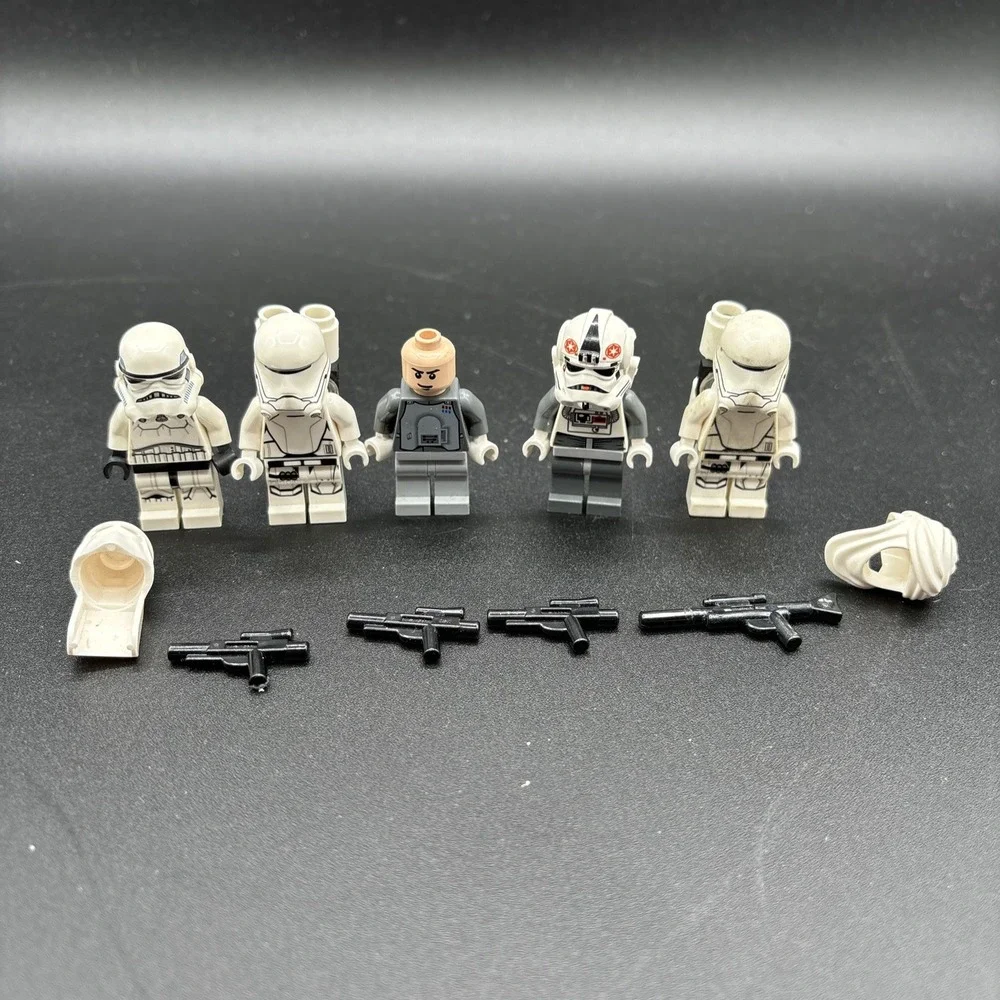LEGO Star‎ Wars Minifigure Lot Stormtrooper Flametrooper Imperial Officer Pilot